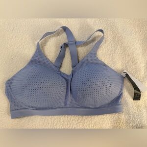 NWT Victoria's Secret Perforated Light Blue Wireless Sports Bralette
